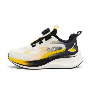 Дышащие противоскользящие детские кроссовки с амортизацией для подростков Babaya, белый темно-синий