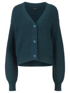 Вязаный кардиган APART, темно-зеленый