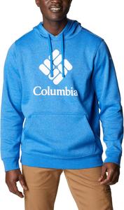 Колумбия мужская толстовка Trek Hoodie Columbia, Bright Indigo Heather/Csc Stacked Logo