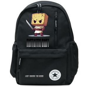 Converse Полиэстеровый рюкзак для студентов среднего размера унисекс черный, Puffy Samurai