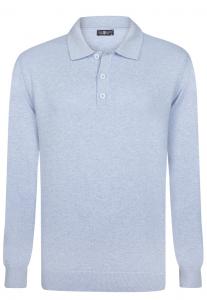 Свитер с v-образным вырезом Jimmy Sanders Sweater, пятнистый синий