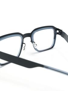 Mykita очки Kenton в квадратной оправе, серый