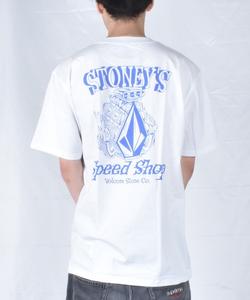 Футболка с коротким рукавом, принт на спине VOLCOM, белый