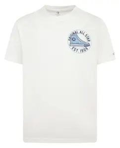 Футболка Frontback Old Mesh для мальчика Converse, белый