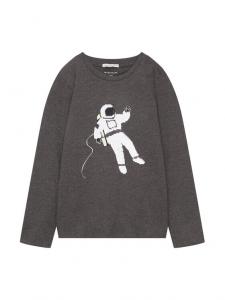 Блуза стандартного кроя Tom Tailor, серый