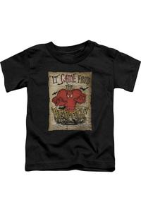 Футболка с коротким рукавом Looney Tunes The Depths для малышей Gildan, черный