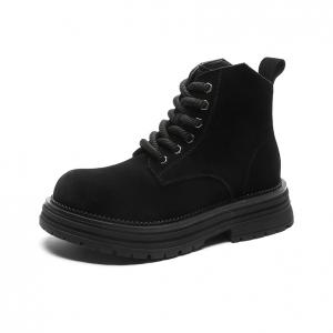YUZHAOLIN Чёрные унисекс короткие ботинки Martin, цвет Black