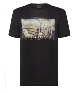 Футболка с круглым вырезом деньги Billionaire, черный