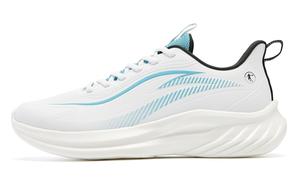 Амортизация нескользящая устойчивость к истиранию водонепроницаемая и дышащая легкая отскок низкий верх QIAODAN, Jordan белый Azure синий