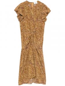 ISABEL MARANT платье миди Terena, желтый