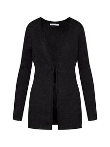 Вязаный кардиган Quiosque 6NU002, пятнистый черный