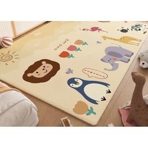 Budis Ковер 200х340 см для гостиной/детской, стиль Animal Park, моющийся, водонепроницаемый, из улучшенной тонкой пряжи