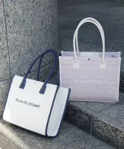 Большая сумка для окантовки с декоративной строчкой Jill By Jill Stuart, цвет White