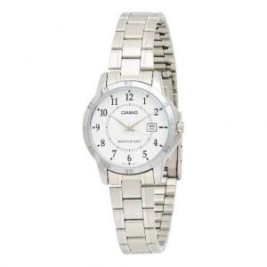 Часы CASIO Quartz Waterproof Silver Analog, цвет silver