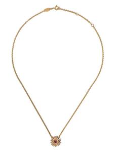 Колье Bouquet из желтого золота с родолитом Aurelie Bidermann, золотой