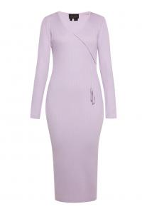 Вязаное платье NAEMI Knitted dress, цвет pastel purple