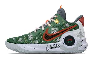 Nike Баскетбольные кроссовки KD Trey 5 IX с амортизацией, износостойкие, ударопрочные, сверхлегкие, среднего размера, унисекс, зеленые