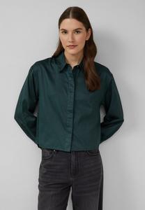 Блуза s.Oliver VERKÜRZTE MIT VERDECKTER KNOPFLEISTE, Petrol/Teal