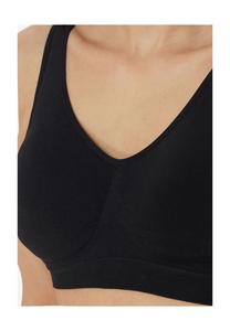 Классическое бесшовное поддерживающее бюстье для женщин SCHIESSER, черный