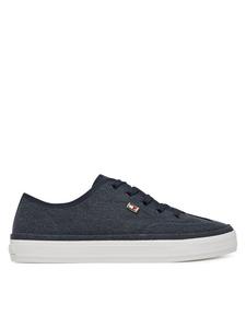 Кроссовки Washed Canvas Vulc Sneaker FW0FW08894 Tommy Hilfiger, синий