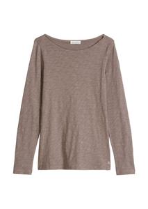 Marc O'Polo Лонгслив в крапчатом коричневом цвете