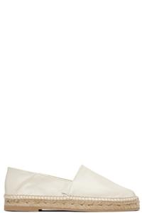 Эспадрильи из кожи AMI цвета «белого» AMI Paris