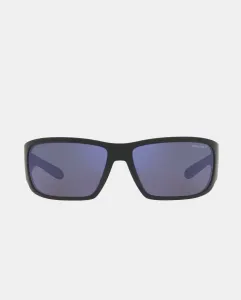 Мужские прямоугольные солнцезащитные очки серого цвета Arnette, чёрный