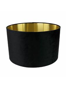 Licht-Erlebnisse Абажур Ø 40 x (В)24 см, черно-золотой