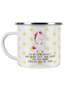 Кружка Единорог Гнев с надписью на белом фоне Mr. & Mrs. Panda