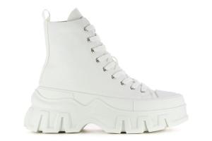 Кроссовки на платформе противника Yuu Jou, белый