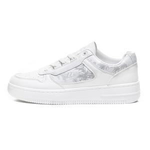 WARRIOR Белые кроссовки Air Force 1 противоскользящие износостойкие низкие скейтерские унисекс бело-серые (бамбук с эффектом размытых чернил), цвет White Gray (Ink Wash Bamboo)