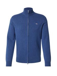 Вязаный кардиган GANT, цвет mottled blue