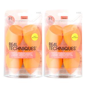 Мягкая спонж для макияжа легко наносится набор 4 шт/8 шт/5 шт Real Techniques