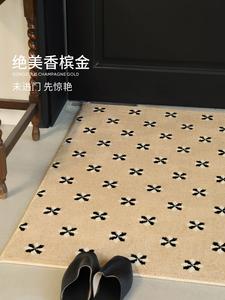 Saipos Ковер 80х120 см для прихожей, шампань золото, французский стиль, Qingshan Meisu, Lucky Woven