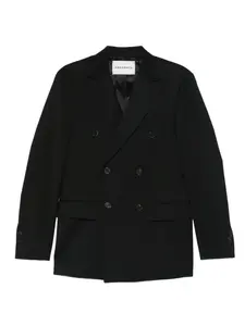 Двубортный пиджак Amaranto, черный