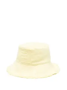 Панама с нашивкой FF FENDI KIDS, желтый