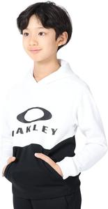 Толстовка с капюшоном Enhance Warm Fleece Hoodie YTR 6.0 Унисекс для детей Oakley, белый