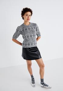 Рубашка с принтом VMELIO ONECK Vero Moda, темно-серый