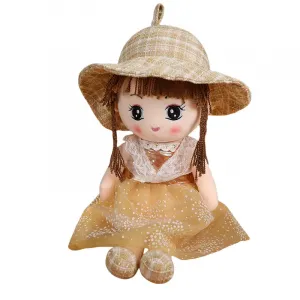 Плюшевая кукла Snowy Doll 45см/60см/70см/80см высота MENGGEGE, желтый