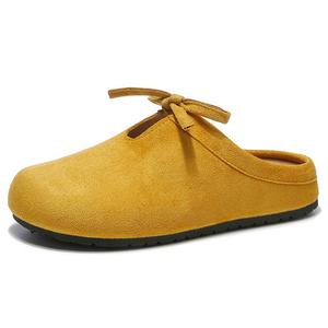 Износостойкие закрытые тапочки для женщин Medd, желтый