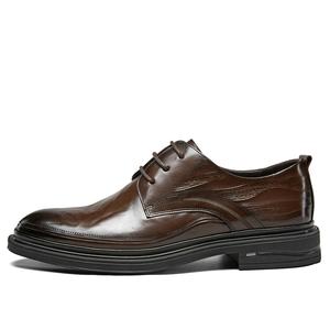 YEARCON Мужские туфли дерби на низком ходу коричневые, цвет Brown