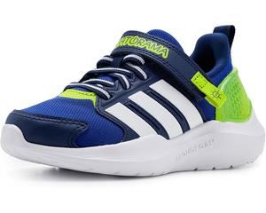 Детские кроссовки Adidas Lightorama (маленький ребенок) Adidas Kids, Lucid Blue/White/Solar Slime
