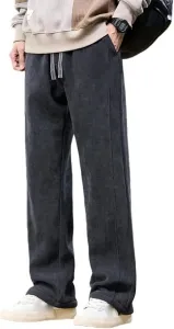 Мужские осенне-зимние утепленные вельветовые брюки OAKVERVE