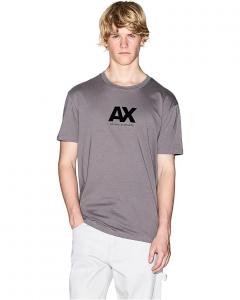 Мужская футболка Armani Exchange Logo Cotton, Dark Gull Gray