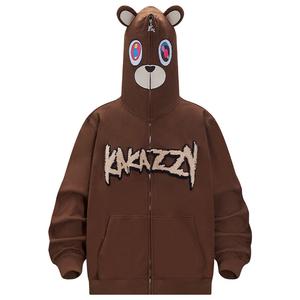 Толстовка унисекс KAKAZZY, Коричневый