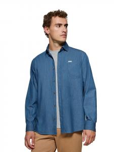 Polo Club Джинсовая рубашка - стандартный крой - синего цвета