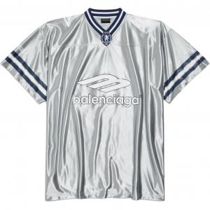 Футболка свободного кроя FW25, мужская Balenciaga, серый