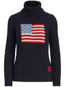 Ralph Lauren Collection кашемировый свитер Flag, синий
