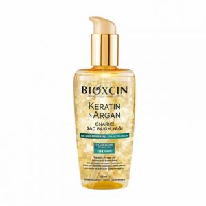 Масло для ухода за волосами с кератином и аргановым маслом 150 мл - Глубокое восстановление Bioxcin