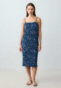 Платье-джемпер STRAPS OPEN NECK FLORAL PATTERNED Jimmy Key, темно-синий